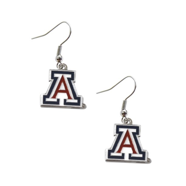 NCAA Arizona Wildcats Dangle Logo Boucle d'Oreille Ensemble Cadeau de Charme
