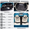 thumbnail image 3 of VOLTZ TOYS Lamborghini SIAN 24V Ride-On Car, 2-Seater Licensed Electric Vehicle with 4WD, Parental Remote, Leather Seats & EVA Tires, Blue, 3 of 6
