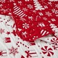 thumbnail image 4 of Greenland Home Woven Matelassé Peppermint Party Holiday Throw Blanket, 50" x 60", 4 of 7