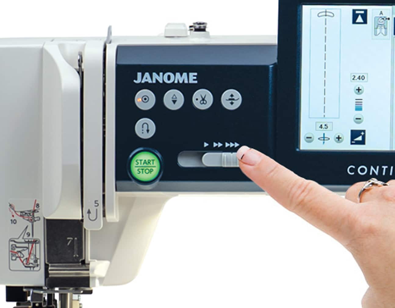 Janome Continental M7 Quilter's Collector's Series Computerized Sewing & Quilting Machine