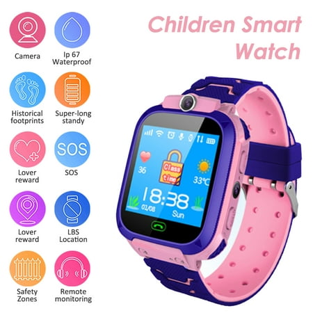 Multifunctional Kids Children Smart Watch Tracker Intelligent Band Sensitive 1.45