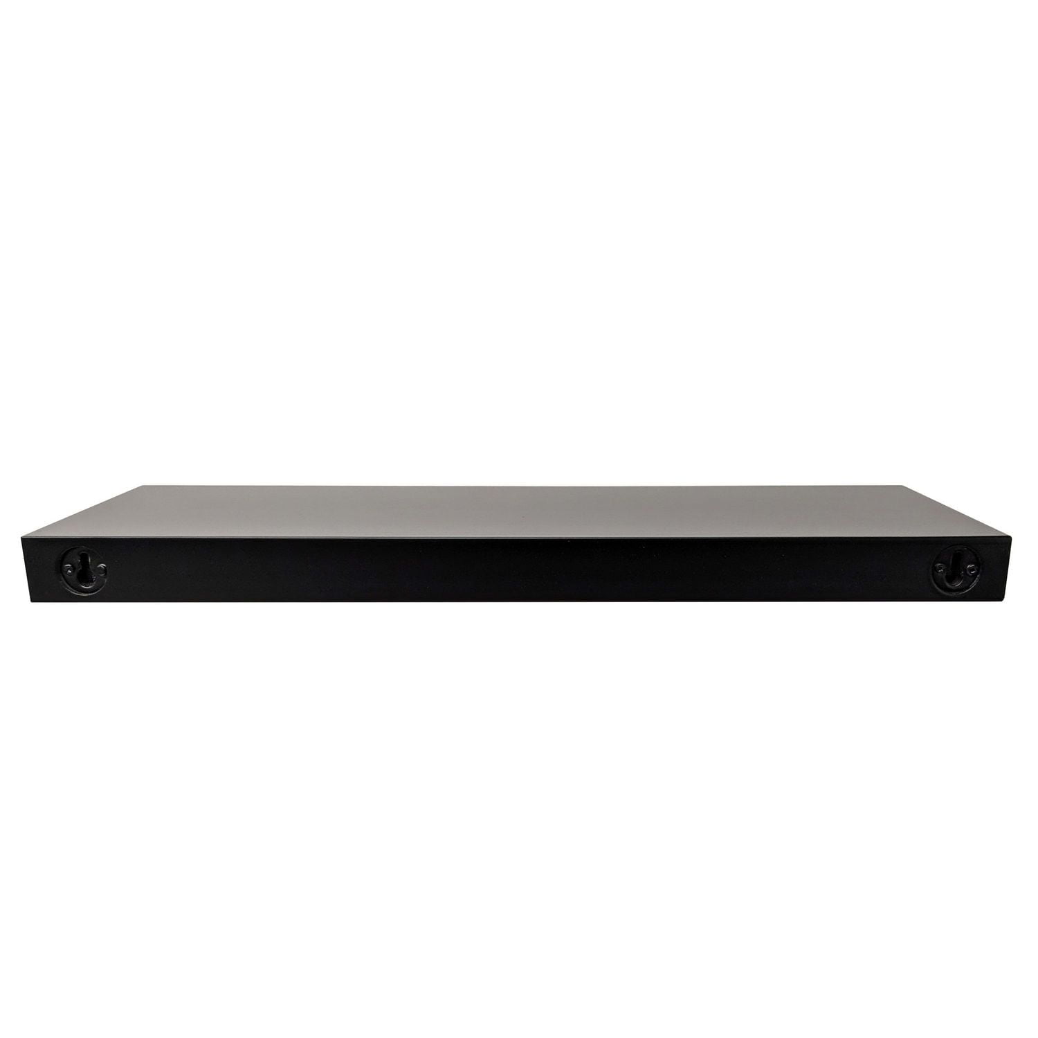 Hometrends 18 inch Black Floating Shelves - 2 PC Set