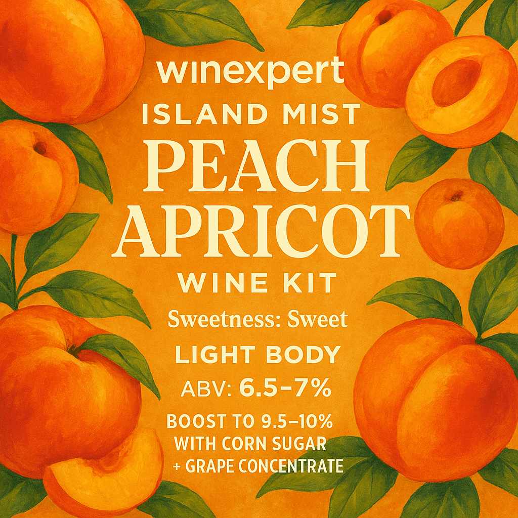 Winexpert Island Mist Peach Apricot Wine Kit