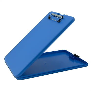 SlimMate Storage Clipboard, 1/2" Clip Cap, 8 1/2 x 11 Sheets, Blue