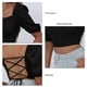 thumbnail image 5 of Top de manga corta abullonada,Top de manga corta abullonada Blusa de manga corta Camisa de manga corta Ultra Responsive, 5 of 6