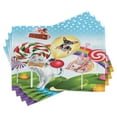 thumbnail image 1 of Ambesonne Animal Place Mats Set of 4, Rainbow Candies Animals, Standard Size, Multicolor, 1 of 6
