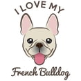 thumbnail image 3 of CafePress - I Love My French Bulldog Large Mug - 15 oz Ceramic Large White Novelty Mug, 3 of 4