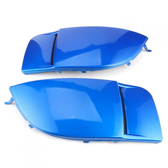 Fog Light Bezel Covers, Easy To Install Durable High Fitness Fog Light Lamp Lens Covers With ABS Material For Protection Blue,Bright Black,White,Matte Black
