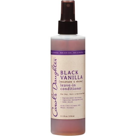 Carol’s Daughter Black Vanilla Leave In Conditioner For Dry, Dull or Brittle Hair, 8 fl
