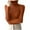 Brown, variant on JIUKE Sweaters for Women Long Sleeve Turtlenecks Ribbed Knit Comfy Slim Fitted Basic Pullover Tops Size 1 Size