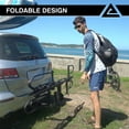 thumbnail image 4 of Leader Accessories 2-Bike Platform Style Hitch Mount Bike Rack, Tray Style Bicycle Carrier Racks Foldable Rack for Cars, Trucks, SUV and Minivans with 2"" Hitch Receiver, 4 of 6