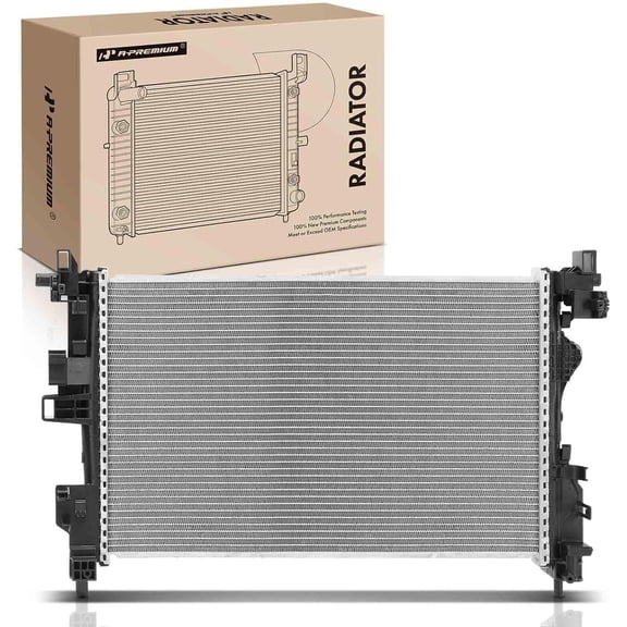 A-Premium Engine Coolant Radiator Assembly Compatible with Jeep Compass 2017-2021 2.0L 2.4L