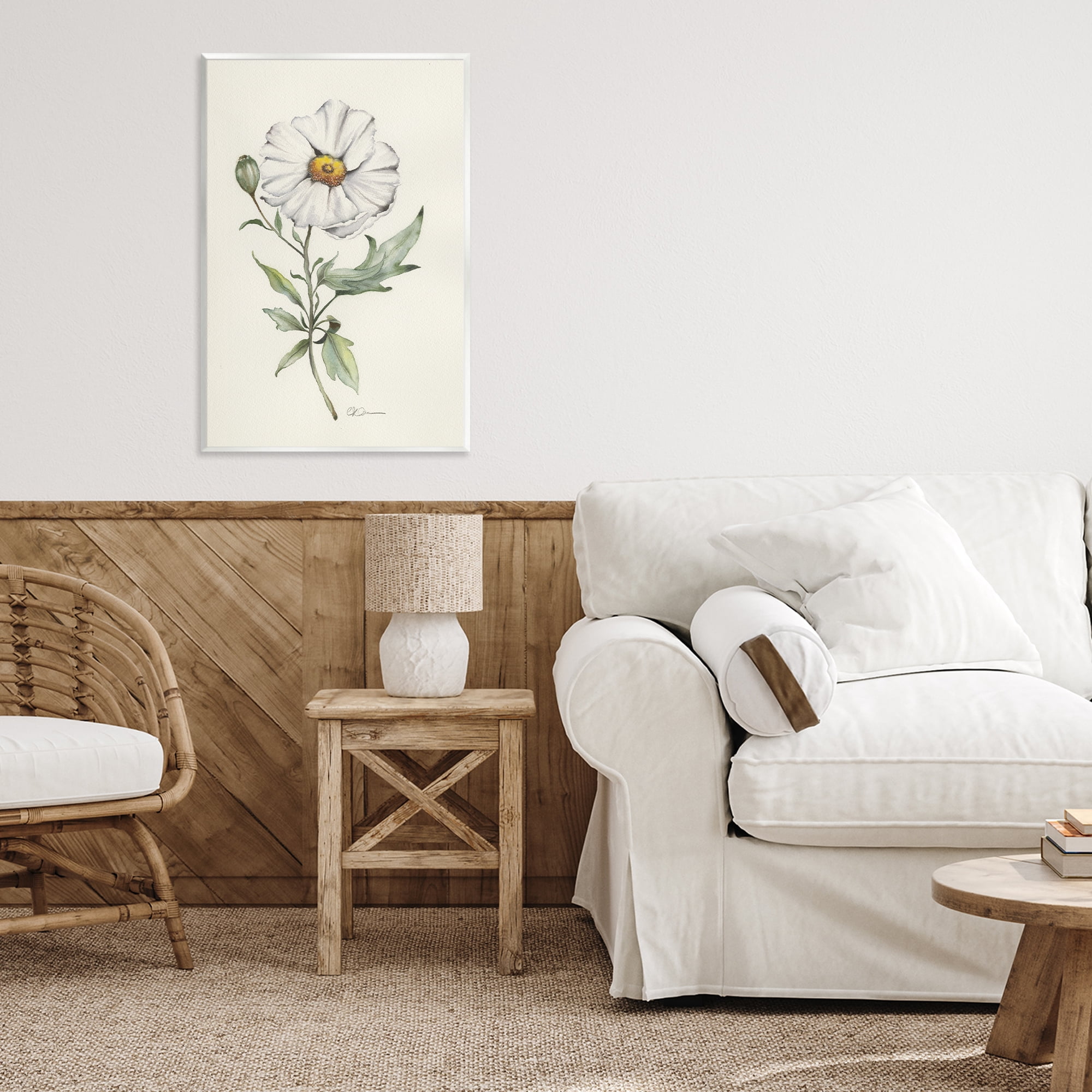 Stupell Industries Natural Wild Blossom Sprig Wall Plaque Art, design by Cady Driver