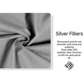 thumbnail image 3 of Grounding Pillowcase Conductive Grounding Pillowcase for Sleep Cotton Pillowcase Sliver Fiber Pillow Cover 20 * 30 Inch Grey, 3 of 9