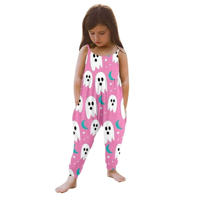 NIJNFCLOTH Barboteuse pour Bébé Fille Combinaison Imprimée avec Pantalon Harem Taille : 1-2 Ans