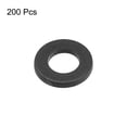 thumbnail image 3 of Uxcell 8mm O.D. 1mm Thick Nylon Flat Washers for 4mm ID Screw Bolt, 200 Count, 3 of 3
