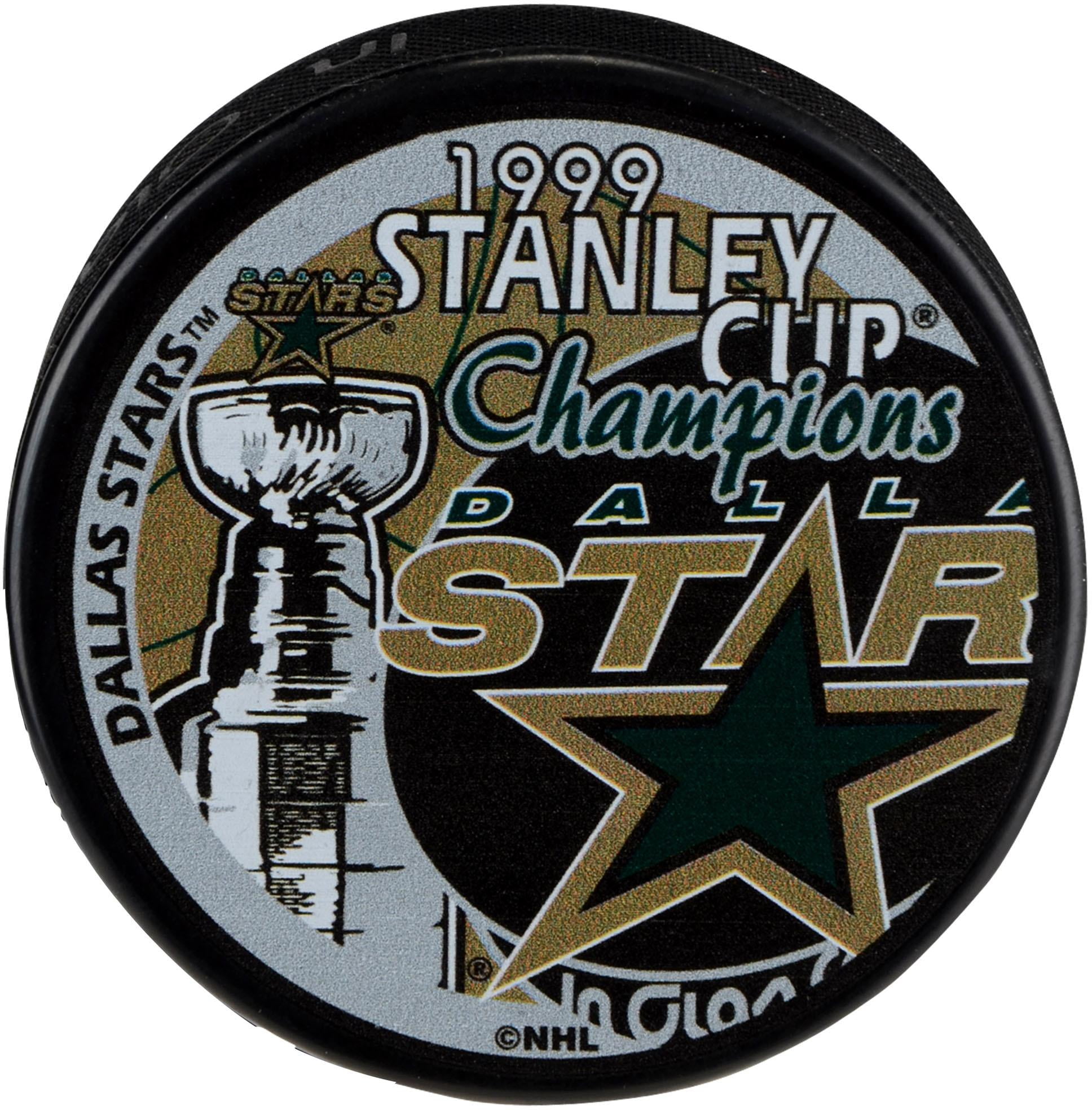 Dallas Stars Unsigned 1999 Stanley Cup Champions Logo Hockey Puck Walmart Com Walmart Com