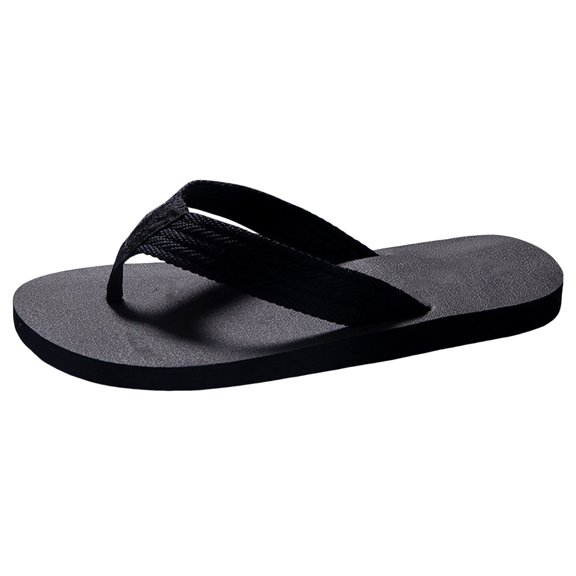 Bibifish Mens Flip Flops Non Breathable Flat Thong Sandals Casual Outdoor Beach Comfort Slippers