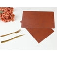 thumbnail image 6 of REGALWOVEN Set of 6 Faux Leather Placemats for Kitchen Dining Table Decor, Washable Table Placemats Wipeable Table Mat Brown 18*12in, 6 of 7