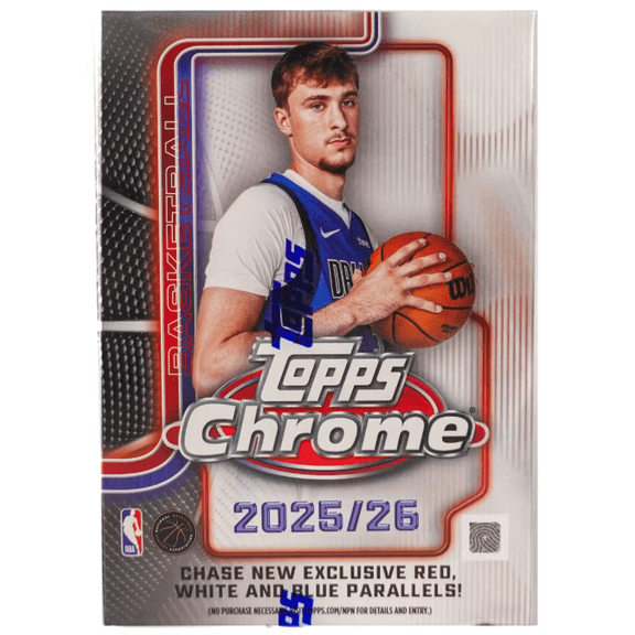 2025-26 NBA Topps Chrome Basketball Blaster Box!
