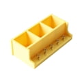 thumbnail image 3 of Siruishop Dollhouse Wall Storage Rack Creative Pretend Play Toy Doll House Accessories Yellow, 3 of 7