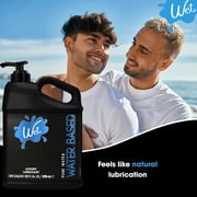 Wet Premium Water-Based Lube, Ultra Long Lasting Luxury Personal Lubricant, 128 fl oz