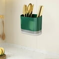 thumbnail image 4 of Countertop Silverware Holder, Silverware Caddy Organizer Holder for forks, Spoons, Knives, Cutlery Caddy with 2 Compartments(Green), 4 of 5