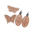 thumbnail image 3 of Lipstore 4 Pieces Needle Minders Needle Threader Set Wooden Practical Flexible Sewing Pin Set E, 3 of 8
