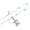 Silver, variant on Women's Creative Beach Anklet, Turtle/Daisy/Bell 925 Sterling Silver Anklet Chain Summer Beach Barefoot for Women Gold Jewelry Gifts(Silver,One Size)