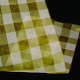 thumbnail image 2 of The Ribbon People Sheer Yellow and White Gingham Organza Cut Edge Craft Ribbon 3" x 66 Yards, 2 of 2