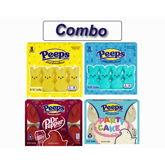 PEEPS Marshmallow 4 in 1 combo Pack