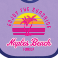 thumbnail image 4 of Inktastic Summer Enjoy the Sunshine Naples Beach Florida in Pink Boys or Girls Baby Bib, 4 of 4