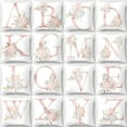 thumbnail image 3 of Bouanq 45x45 cm Kinder Zimmer Dekoration Brief Kissen Englisch Alphabet pillowcases, 3 of 4