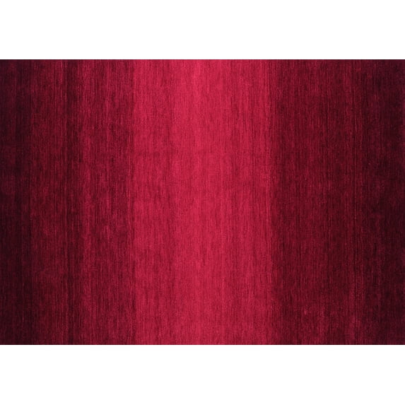 Ahgly Company Indoor Rectangle Abstract Pink Contemporary Area Rugs, 3' x 5'