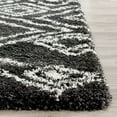 thumbnail image 2 of SAFAVIEH Belize Haven Abstract Plush Shag Area Rug, Charcoal/Ivory, 8' x 10', 2 of 2
