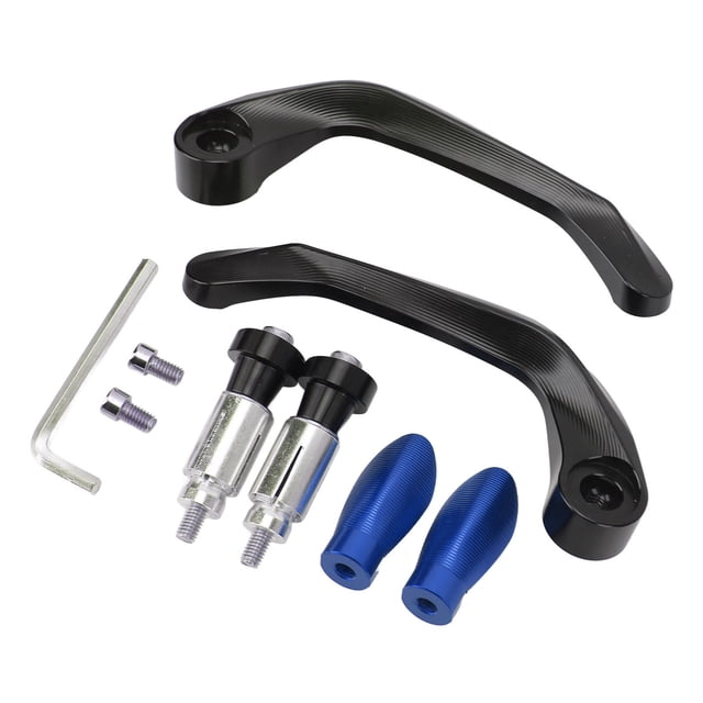 Motorcycle Brake Guard Lever, Impact Resistant Anodizing Stable Universal Motorcycle Brake Guard For 22mm Handlebar Motorbike Black,Red,Blue