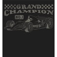 thumbnail image 5 of Formula One Grand Champion F1 Car Adult Black Long Sleeve Hoodie-Medium, 5 of 6