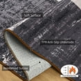 thumbnail image 4 of Ultrug Fluffy Rugs for Bedroom Abstract Area Rug for Living Room Decor Nursery Carpet,4'x6',Brown, 4 of 7