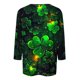 thumbnail image 4 of Xuyuer Womens 3/4 Sleeve St. Patrick's Day T-Shirts Crew Neck Spring Graphic Tee Tops Cute Tunic Tops Basic Tees Blouses Business Work Casual Tee Top Printed Graphic Tee Tops, 4 of 5