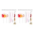 thumbnail image 2 of bedienty Cake Topper Home Wedding Party Cake Balloon Ribbon Straws Decoration Pastry Decor Sapphire Glitter Balloon 4# 2Set, 2 of 6