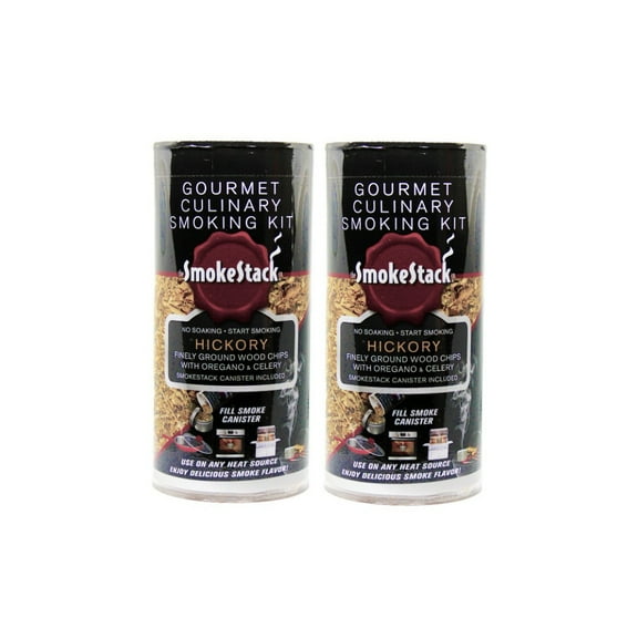 SmokeStack's 2-Pack Hickory Wood Chips Smoking Kits