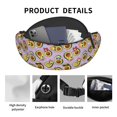 thumbnail image 5 of Cute Avocado Flower Purple Fanny Packs Waist Bag Crossbody Bags for Women Men, 5 of 7
