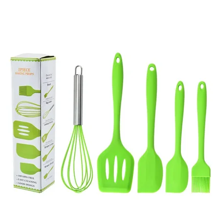 

5pcs Set Baking Kitchenware Cooking Spoon Shovel Silicone Kitchenware Set