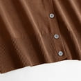 thumbnail image 6 of Long Cardigans for Women Lightweight Plus Size,Knitted Open-Front Sweater,Shrugs Plus Size Cotton,Long Sleeve Shirts Casual,Ladies Fall Hiking Clothes,Para Mujer,Coffee M, 6 of 7