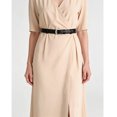 thumbnail image 6 of Natyhooy Women's Leather Belt for Jeans, Classic Buckle Casual Dress Belt, Fashion Thin Genuine Split Cowhide Waist Belt for Pants Skirts, 6 of 7