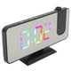 thumbnail image 1 of Reloj despertador digital RGB BuyWeek con Superficie de espejo y proyector, 1 of 12