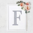 thumbnail image 4 of BalsaCircle 8" Silver Solid Letter F Self-Adhesive Rhinestones Gems Sticker, 4 of 8