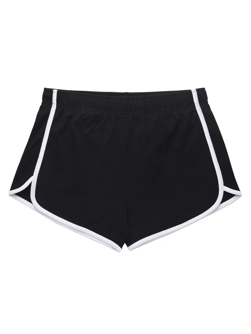 Couver Women's Cotton Dolphin Shorts, Black M, 1 Count, 1