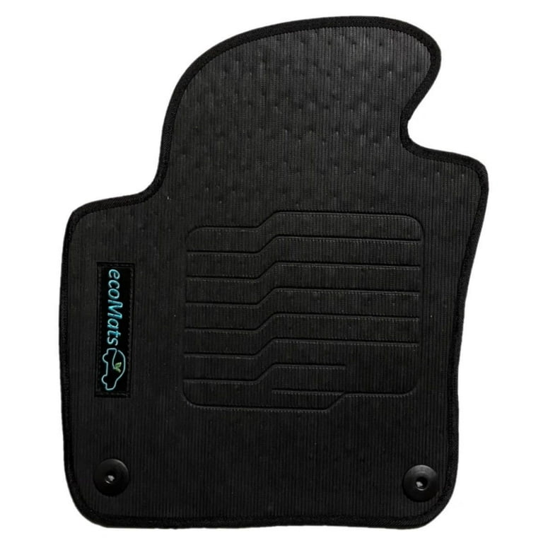 Rubber Floor Mats Custom Fit for 2011 to 2017 Volkswagen Tiguan with Safety Pins All Weather ecoMats