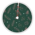 thumbnail image 1 of Faldas para árbol de Navidad de 30 pulgadas con texto "Merry Christmas", tapete para árbol de Navidad para vacaciones de invierno, falda para árbol de Navidad para decoraciones navideñas rústicas, 1 of 8